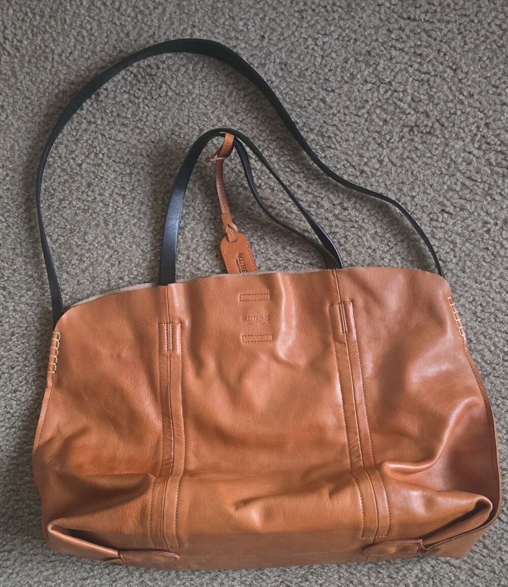 The Old Trend The Forest Large Tan Leather Bag